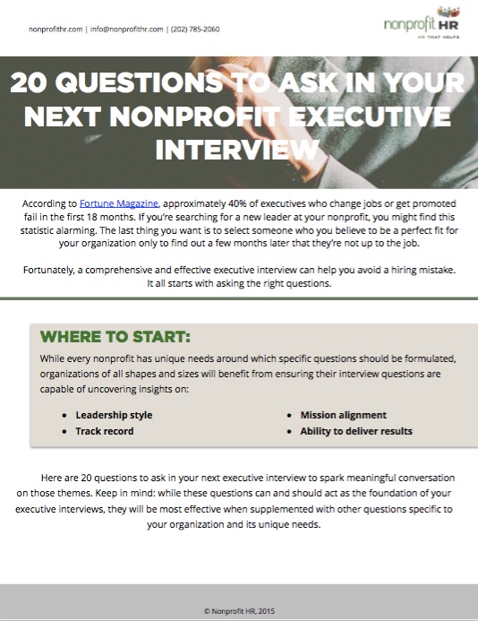 HR That Helps Nonprofit HR