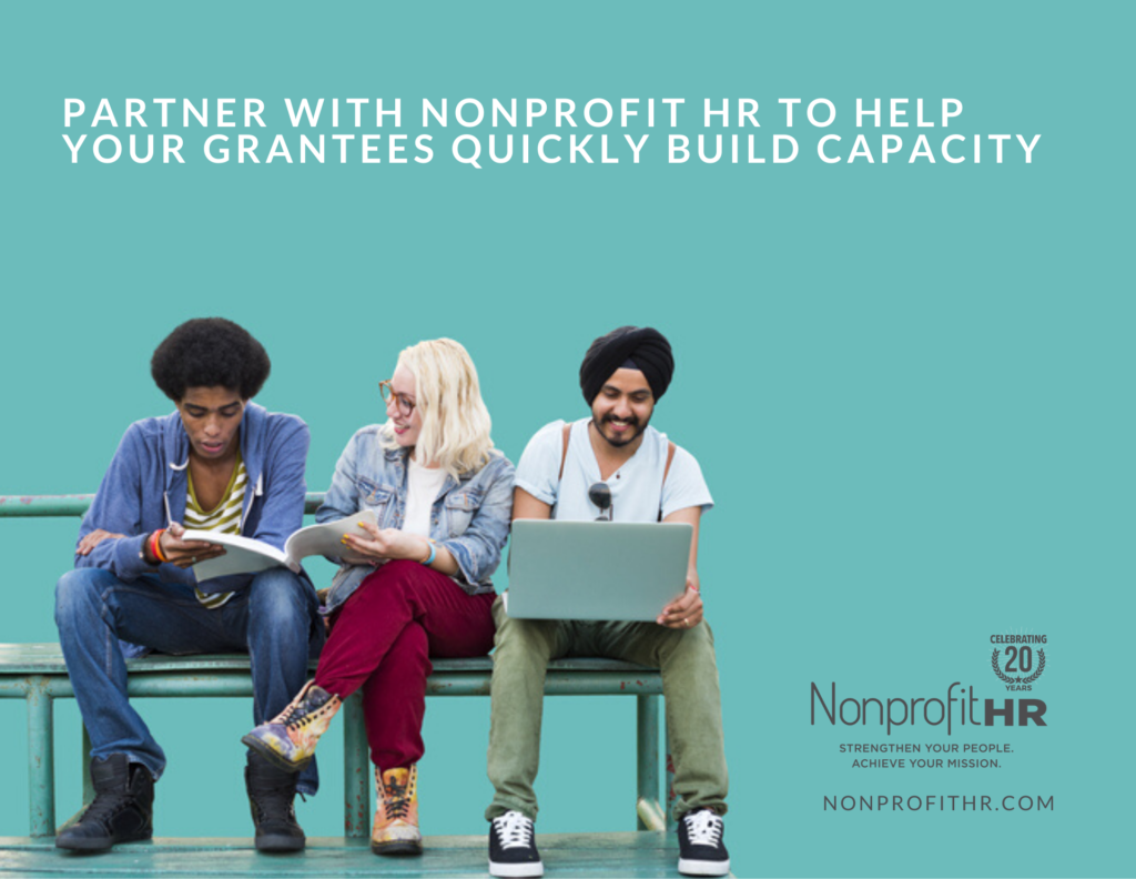 partner with nonprofit HR for building capacity