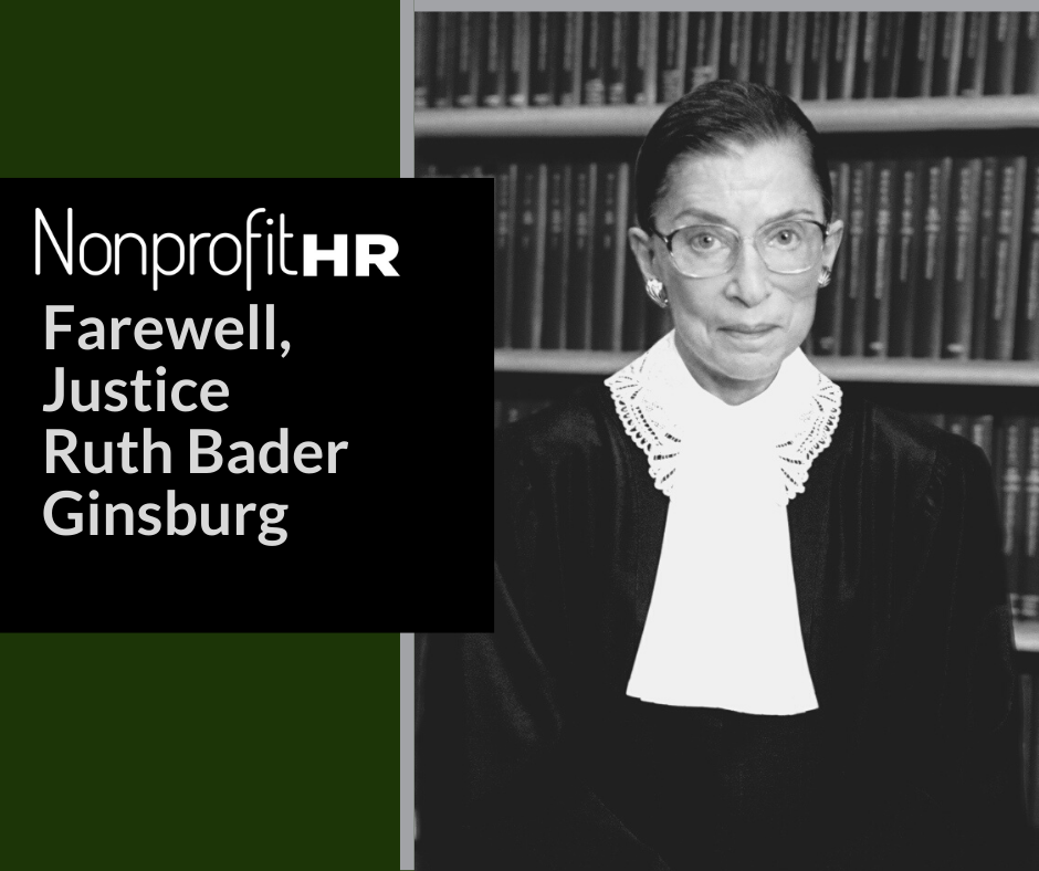 Farewell, Justice Ruth Bader Ginsburg
