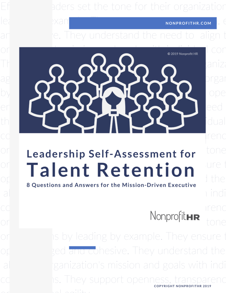 Leadership Self Assessment for talent retention