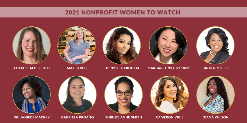 Headshots of the Nonprofit Women to Watch Finalists