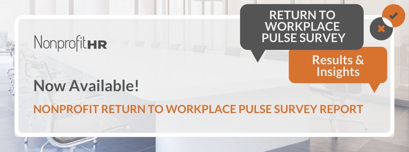Return to Workplace Pulse Survey - Nonprofit HR
