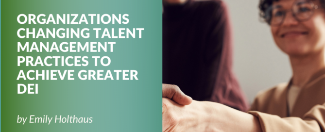 Nonprofit HR - Organizations Changing Talent Management Practices to Achieve Greater DEI