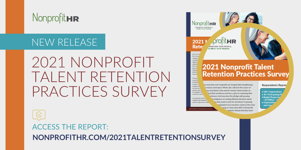 2021 Nonprofit Talent Retention Survey Results