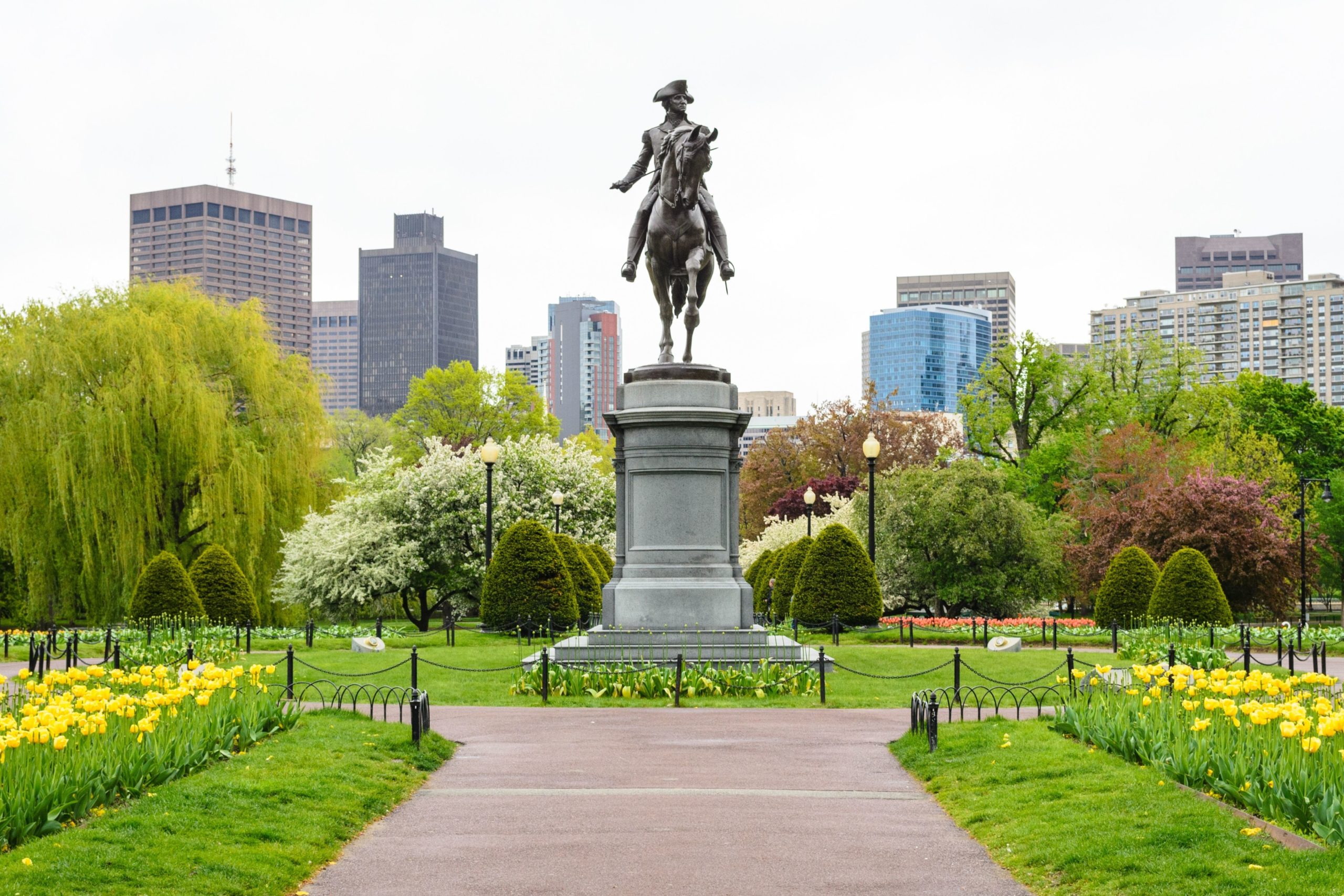 Photo of a paul revere statue in boston