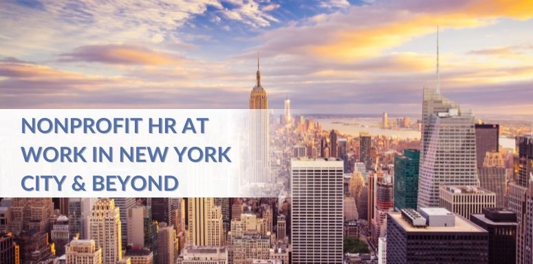City view of New York - Nonprofit HR at work in New York City & Beyond