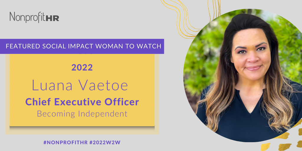 Women to watch 2022 - Luana Vaetoe