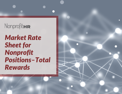 Market Rate Sheet for Nonprofit Positions – Total Rewards